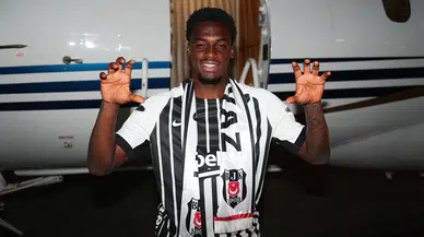 Beşiktaş'ın yeni transferi Ernest Poku, İstanbul'a geldi
