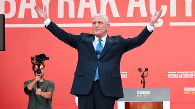 İyi Parti lideri Dervişoğlu, Çerçeve Yasa'ya karşı mitingde konuştu: Bizim için bu teröriste af yasasıdır, tsunaminin ilk dalgasıdır