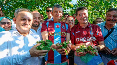 Özgür Özel'den Trabzon'da fındık ve çay çıkışı: Dünya devlerine açılan alan Karadenizli üreticiye açılacak