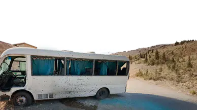 Şam kırsalında güvenlik güçlerini taşıyan otobüse bombalı saldırı