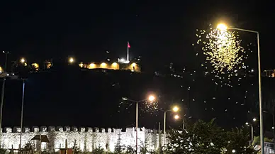 Ardahan’da beyaz kelebeklerin “ölüm dansı” yeniden başladı: Geceyi aydınlattılar