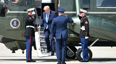 Marine One’da tehlikeli anlar: Trump’ı taşıyan helikopter yolcu uçağına yaklaştı