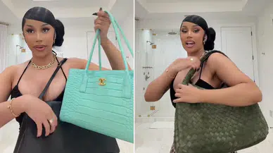 Cardi B’nin çanta koleksiyonu şaşırttı: Beş haftada servet harcadı