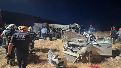 Gaziantep'ten acı haber: Otobüs ve otomobilin karıştığı kazada 7 can kaybı