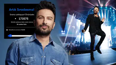 Tarkan konserinde dijital izdiham: 170 bin kişi bilet sırasına girdi