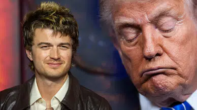 ‘Stranger Things’in Steve Harrington’ından Trump’a sert çıkış: İnsanlık onurundan eser yok!