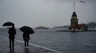Meteoroloji, İstanbul dahil olmak üzere yağış için saat verdi: Yüksek yerlerde kar bekleniyor