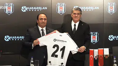 Beşiktaş'tan 'çifte kazanç'lı imza: Karaarslan İnşaat yeni forma sırt sponsoru oldu