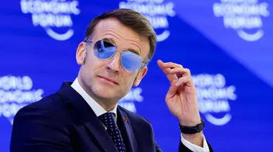 Macron'un Davos gözlükleri satış rekoru kırdı: İnternet sitesi çöktü