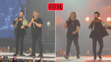 Tarkan konserinde Cem Yılmaz sürprizi: Esprileri ve dansıyla salonu coşturdu