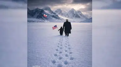 Beyaz Saray’dan penguenli Grönland paylaşımı: Sosyal medyada binlerce yorum geldi