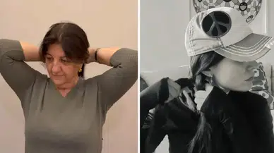 DEM Parti’nin “saç örme” eylemine Belçim Bilgin’den destek geldi