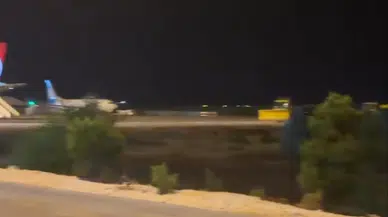 GAP Havalimanı'nda bomba paniği: Uçakta bulunan not seferi durdurdu