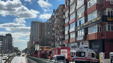 Gayrettepe'de korku dolu anlar: Dans akademisindeki yangın binayı duman altında bıraktı