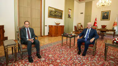Numan Kurtulmuş İtalyan Büyükelçi Manzo ile bir araya geldi