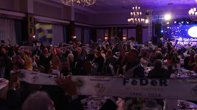 Sarı-lacivert camianın köklü çınarı 40 yaşında: FEDER görkemli bir geceyle kutladı