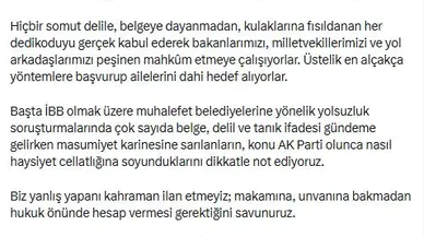 AK Parti'den muhalefete sert tepki: Siyasi yankesicilikle suçladı