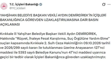 Kırıkkale'de belediyeye operasyon: Başkanvekili Demirdirek görevden alındı