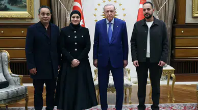 Cumhurbaşkanlığı Külliyesi'nde duygusal buluşma: Hind Rajab'ın ailesi ağırlandı