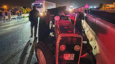 Gaziantep'te gece yarısı feci kaza: Traktör sürücüsü yaşamını yitirdi