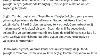 İletişim Başkanı Duran'dan Meclis'teki protestoya sert tepki: Milli iradeye saygısızlık