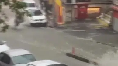 İstanbul'da sağanak dehşeti: Sel sularına kapılan kadın ölümden döndü