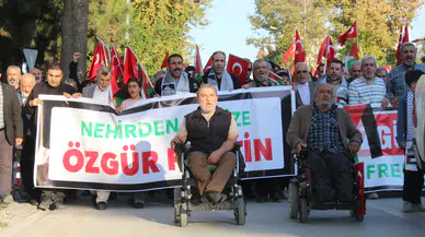Malatya sokakları Filistin için yankılandı: Aksa Tufanı'nın yıl dönümünde protesto