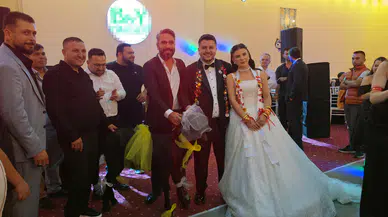 Düğün salonunda şaşkınlık yaratan hediye: Takı yerine keçi getirdi