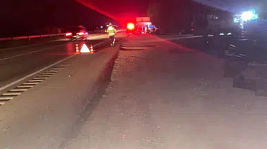 Tokat'ta feci kaza: Yolun karşısına geçmeye çalışan yaya TIR altında kalarak can verdi