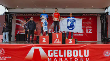 Gelibolu'da zafer kürsüsü sahiplerini buldu: 11. maratonun şampiyonları belli oldu