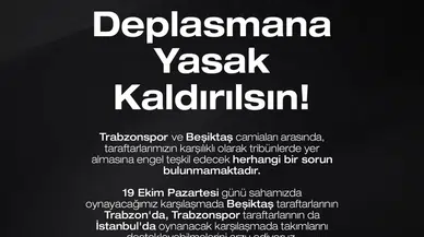 Bordo-mavililerden Beşiktaş maçı öncesi tarihi deplasman çağrısı