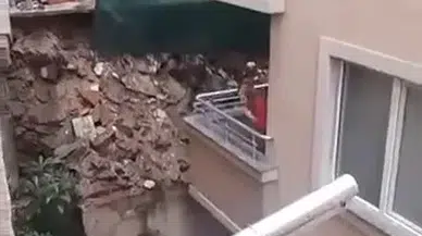 İstanbul'da sağanak felaketi: Kağıthane'de toprak kayması ve yol çökmesi yaşandı