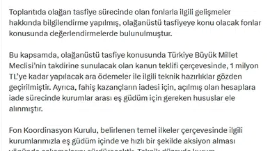 Cevdet Yılmaz'dan kritik fon zirvesi: Tasfiye süreçleri ve ara ödemeler masada