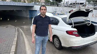 Adana'da sağanak kabusu: Alt geçitte mahsur kalan aile son anda kurtarıldı