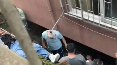 Küçükçekmece'de korkunç kaçış girişimi: Çarşaf koptu, iki genç kız beton zemine çakıldı