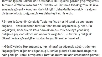 Ankara'da kritik zirve: İngiltere ile güvenlik ve göç hattı güçlendirildi