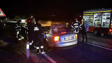 Nevşehir'de acı kaza: Patates yüklü TIR'a çarpan otomobildeki çift yaşamını yitirdi