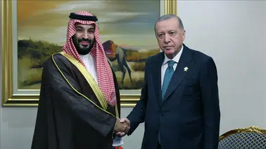 Cumhurbaşkanı Erdoğan, Muhammed bin Selman ile görüştü