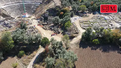 Stratonikeia Antik Kenti havadan görüntülendi: 3 bin 500 yıllık tarih gün yüzüne çıktı