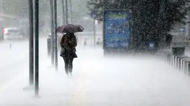 Meteoroloji'den 16 ile sarı kodlu alarm: Kuvvetli sağanak, fırtına ve çamur yağışı uyarısı