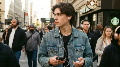 Sokaklarda şaşırtan dönüş: Kablolu kulaklıklar yeniden moda