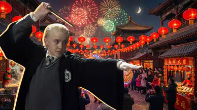 Çin'de Ay Yeni Yılı'nın maskotu Draco Malfoy oldu