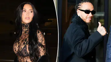 Kardashian ve Hamilton’ın Londra çıkarması: Özel jetler ve helikopterler devreye girdi