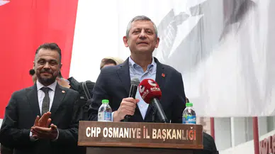Özgür Özel Osmaniye'de konuştu: "Depremden siyaset çıkarmadık"