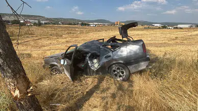 Tavşanlı'daki trafik kazasında sürücü hastaneye kaldırıldı
