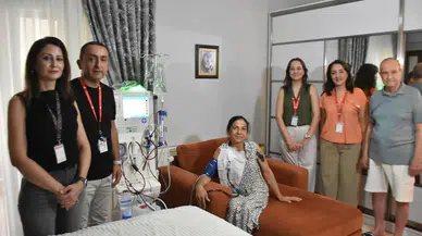 Sevgi Sapmaz’ın diyaliz tedavisi evine taşındı