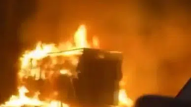 TIR şoförünün kritik hamlesi olası faciayı önledi