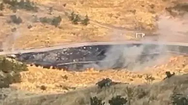 Mamak'ta 8 saatlik yangın: Alevlerin ilk kıvılcımı otluk alanda başladı