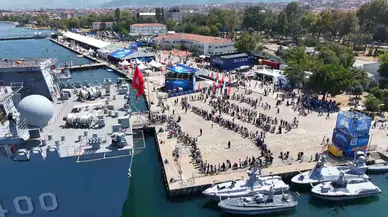 Gölcük'te TEKNOFEST Mavi Vatan'da ikinci gün yoğunluğu