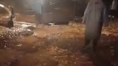 Erzincan'da kabus dolu anlar: Sel suları köyü çamur deryasına çevirdi